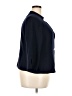 St. John Caviar Blue Wool Blazer Size 18 - photo 4