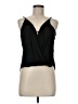 Lush 100% Polyester Black Sleeveless Blouse Size M - photo 1