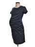 a:glow Blue Casual Dress Size Sm Maternity - photo 1