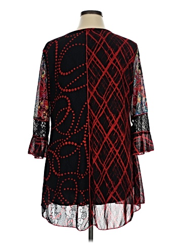 Calessa 3/4 Sleeve Blouse (view 2)