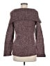 Caslon Tweed Burgundy Pullover Sweater Size M - photo 2