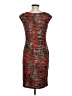 Anne Klein Graphic Brown Cocktail Dress Size 8 - photo 2