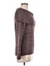 Caslon Tweed Burgundy Pullover Sweater Size M - photo 4