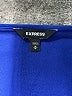 Express 100% Polyester Blue Short Sleeve Top Size M - photo 7
