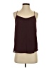 Ann Taylor LOFT 100% Polyester Solid Burgundy Sleeveless Blouse Size XS - photo 1