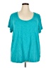 Torrid Teal Short Sleeve T-Shirt Size 3X Plus (3) - photo 1