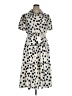 Halston Polka Dots Ivory Casual Dress Size 16 - photo 1