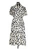 Halston Polka Dots Ivory Casual Dress Size 16 - photo 2