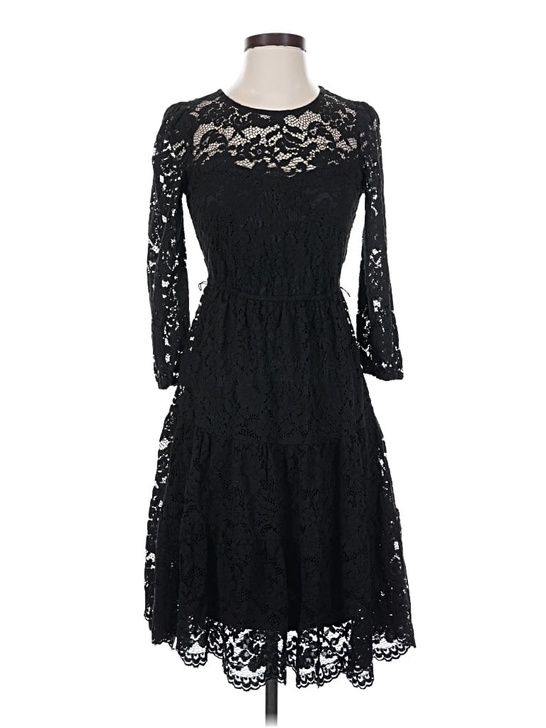 Pre-owned Simply Vera Vera Wang Cocktail Dress In Black
