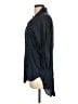 XCVI Blue Black 3/4 Sleeve Silk Top Size L - photo 5