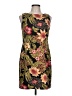 AGB Print Black Cocktail Dress Size 10 (petite) - photo 1