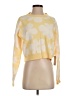 Luna Ivy Floral Yellow Pullover Sweater Size XS - photo 1