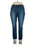 Curve Appeal Solid Blue Jeans Size 33 waist - photo 1