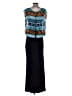 Point Graphic Blue Casual Dress Size M (estimated) - photo 2