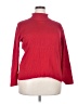Norm Thompson 100% Cotton Red Turtleneck Sweater Size 2X - photo 1