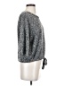 Ember 100% Polyester Gray 3/4 Sleeve Top Size S - photo 4