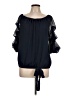 CeCe 100% Polyester Black 3/4 Sleeve Blouse Size L - photo 1