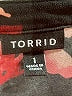 Torrid 100% Polyester Floral Black 3/4 Sleeve Blouse Size 1X Plus (1) - photo 7