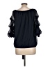 CeCe 100% Polyester Black 3/4 Sleeve Blouse Size L - photo 2
