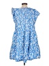 Mud Pie 100% Cotton Floral Blue Sleeveless Top Size L - photo 2