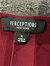 Perceptions Burgundy Cocktail Dress Size XL - photo 7