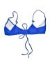 Shein Solid Blue Swimsuit Top Size M - photo 2