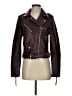 Rebecca Minkoff 100% Polyurethane Burgundy Jacket Size S - photo 1
