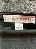 Sandra Darren 100% Polyester Chevron-herringbone Black Casual Dress Size 12 - photo 7