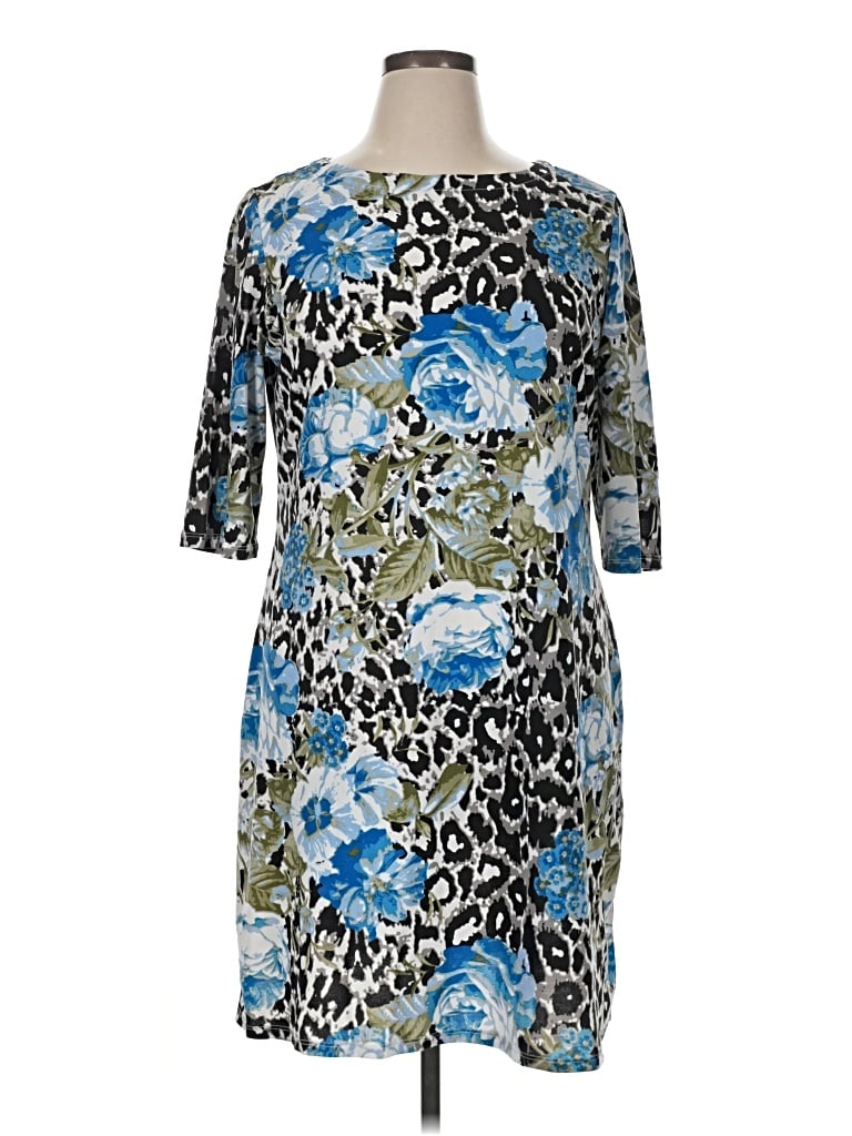 Pre-owned Assorted Brands Cocktail Dress In Blue