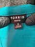 Torrid Teal Short Sleeve Blouse Size Lg Plus (0) - photo 7