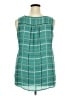 Apt. 9 100% Polyester Teal Sleeveless Blouse Size XXL - photo 2