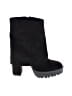 INC International Concepts 100% Leather Black Ankle Boots Size 5 1/2 - photo 1