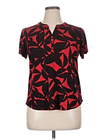 Liz Claiborne Short Sleeve Blouse (view 1)