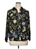 PREMISE 100% Polyester Floral Green 3/4 Sleeve Blouse Size 1X - photo 1