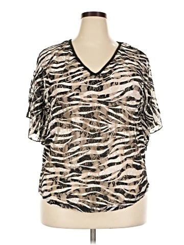 Lavish Short Sleeve Blouse (view 1)