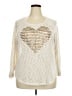 Cato Hearts Ivory Pullover Sweater Size 18 - photo 1