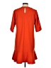 ECI Solid Orange Casual Dress Size 8 - photo 2