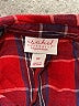 Isabel Maternity 100% Rayon Plaid Red 3/4 Sleeve Button-Down Shirt Size Med Maternity - photo 6
