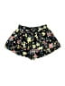 Active USA 100% Polyester Floral Black Shorts Size S - photo 1