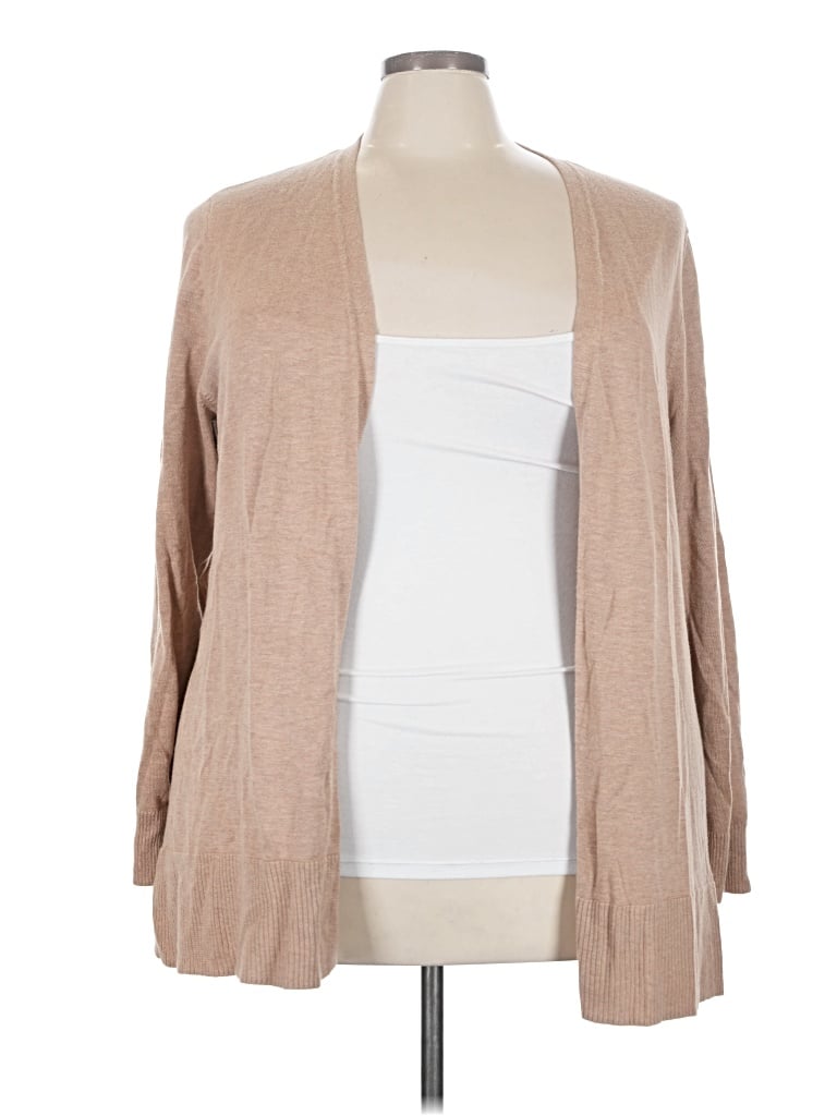 Pre-owned Unbranded Cardigan Sweater In Tan