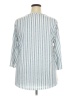 Lomon Blue 3/4 Sleeve Blouse Size 2X - photo 2