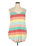 Torrid Orange Sleeveless T-Shirt Size 3X Plus (3) - photo 1