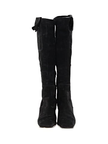 Yves Saint Laurent Suede Boots (view 2)