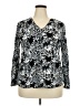 C established 1946 Black Long Sleeve Blouse Size 18 - photo 1