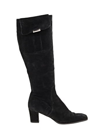 Yves Saint Laurent Suede Boots (view 1)
