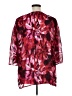 Catherines 100% Polyester Burgundy 3/4 Sleeve Blouse Size 1X - photo 2
