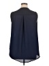 Walmart 100% Polyester Blue Sleeveless Blouse Size 14 - photo 2
