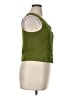 Tulle Green Sleeveless Blouse Size XL - photo 4