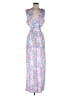 J. McLaughlin Paisley Multi Color Blue Jumpsuit Size 6 - photo 1