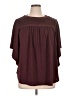 Torrid Burgundy Short Sleeve Blouse Size 1X Plus (1) - photo 1